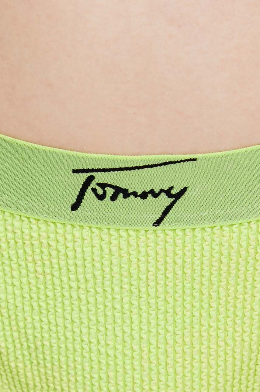 Tommy Jeans Долнище на бански тип бразилиана в зелено - Pepit.bg