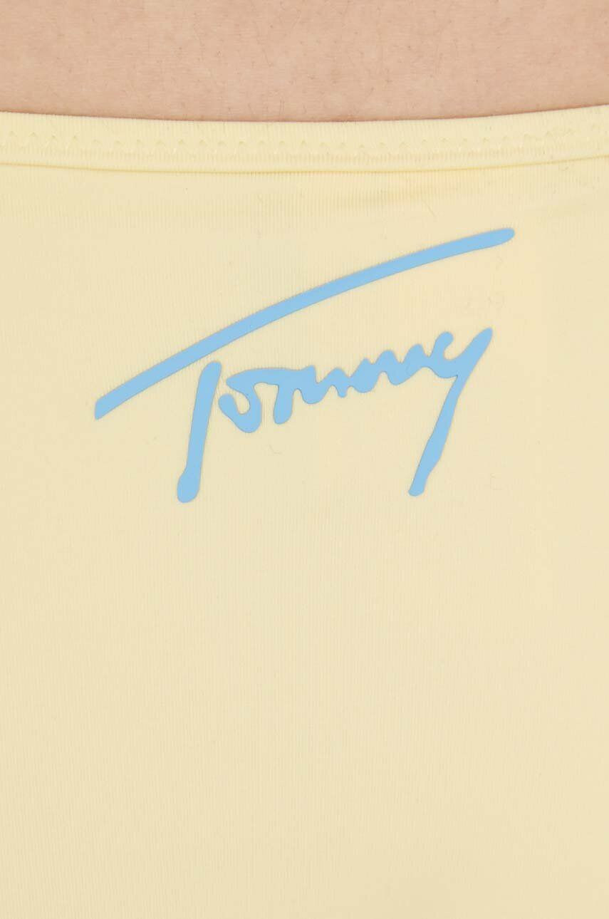 Tommy Jeans Долнище на бански тип бразилиана в жълто - Pepit.bg