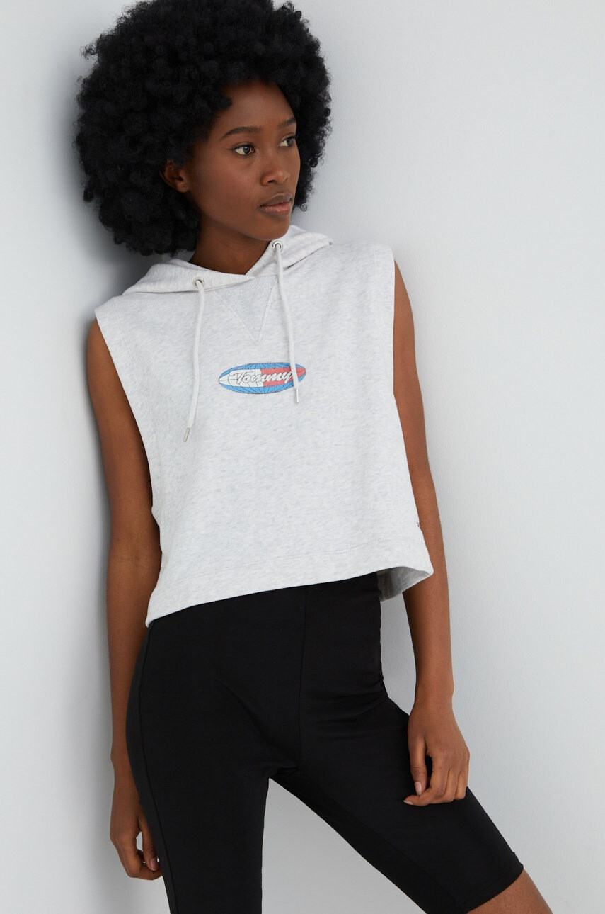 Tommy Jeans Елек в сиво меланж на - Pepit.bg