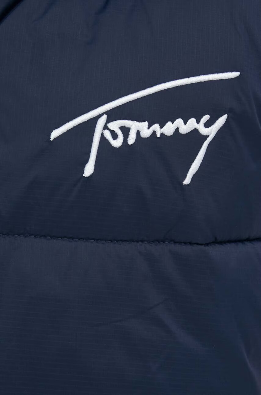 Tommy Jeans Елек дамски в тъмносиньо със зимна изолация - Pepit.bg