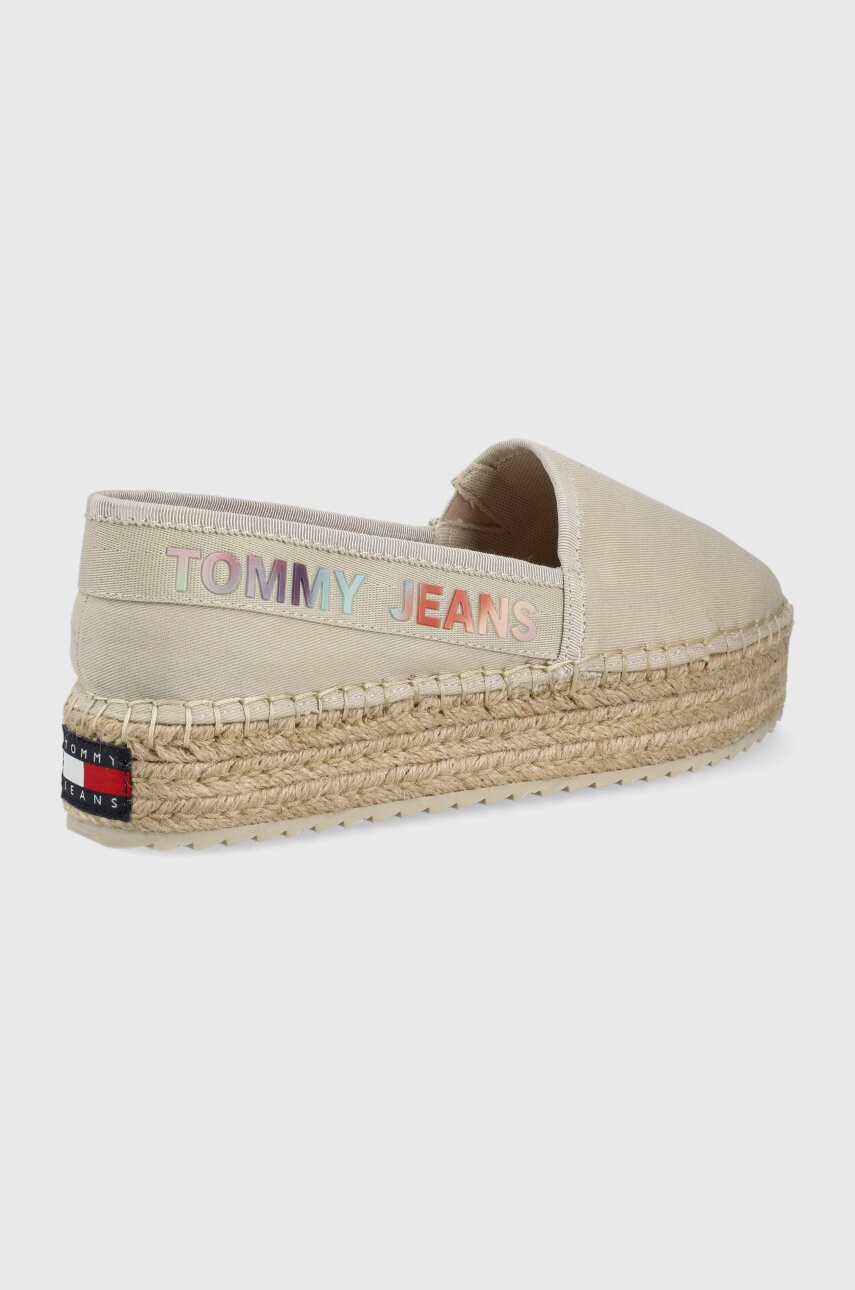 Tommy Jeans Еспадрили в бежово с платформа - Pepit.bg