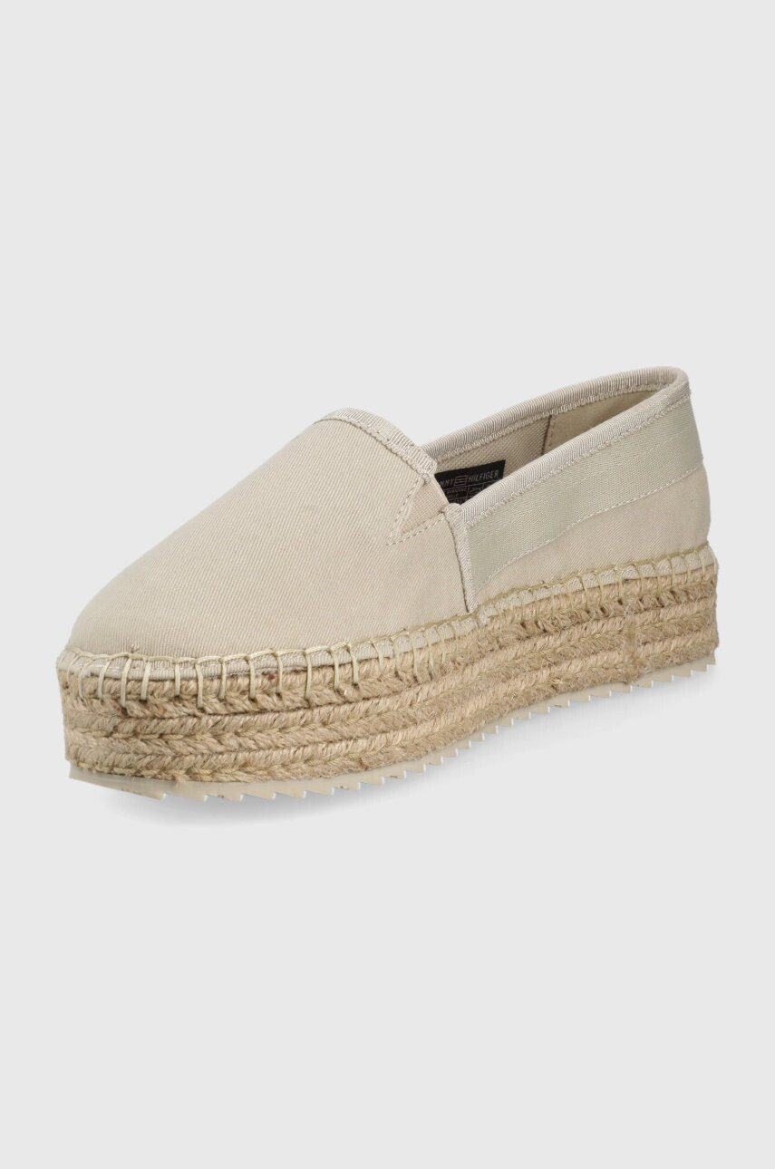 Tommy Jeans Еспадрили в бежово с платформа - Pepit.bg