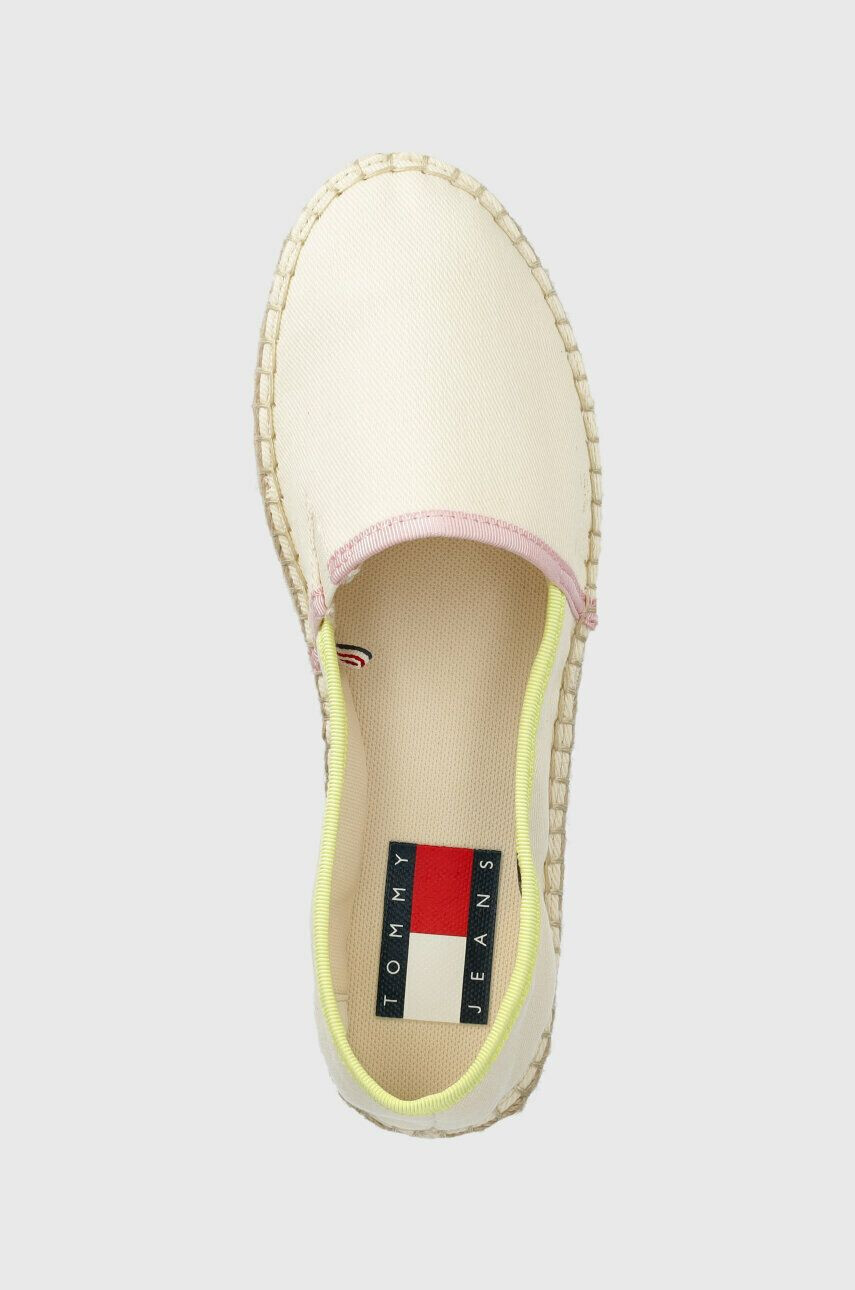 Tommy Jeans Еспадрили FLATFORM ESPADRILLE в бежово с платформа EN0EN02078 - Pepit.bg