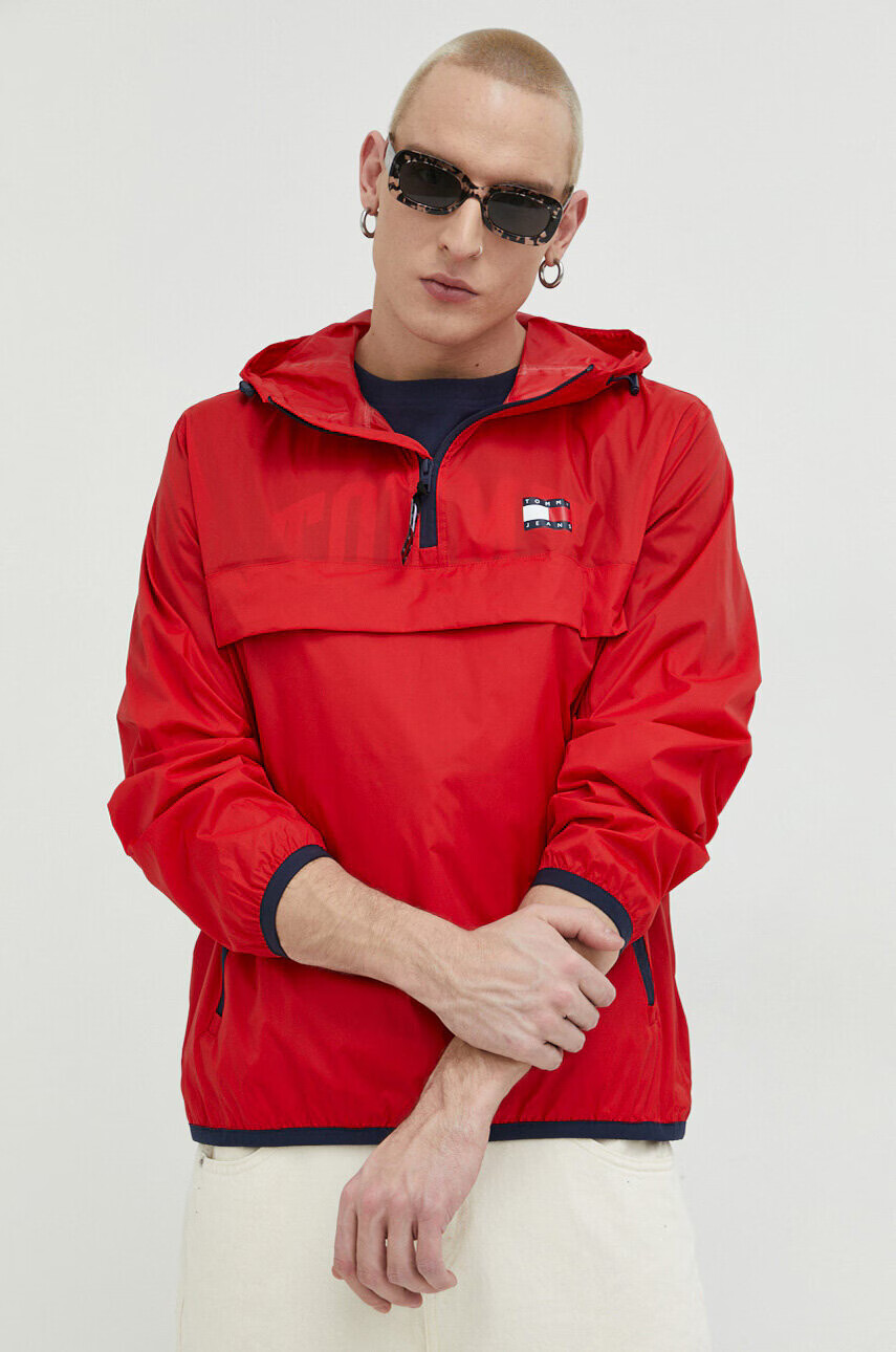 Tommy Jeans Яке в розово с преходна изолация - Pepit.bg