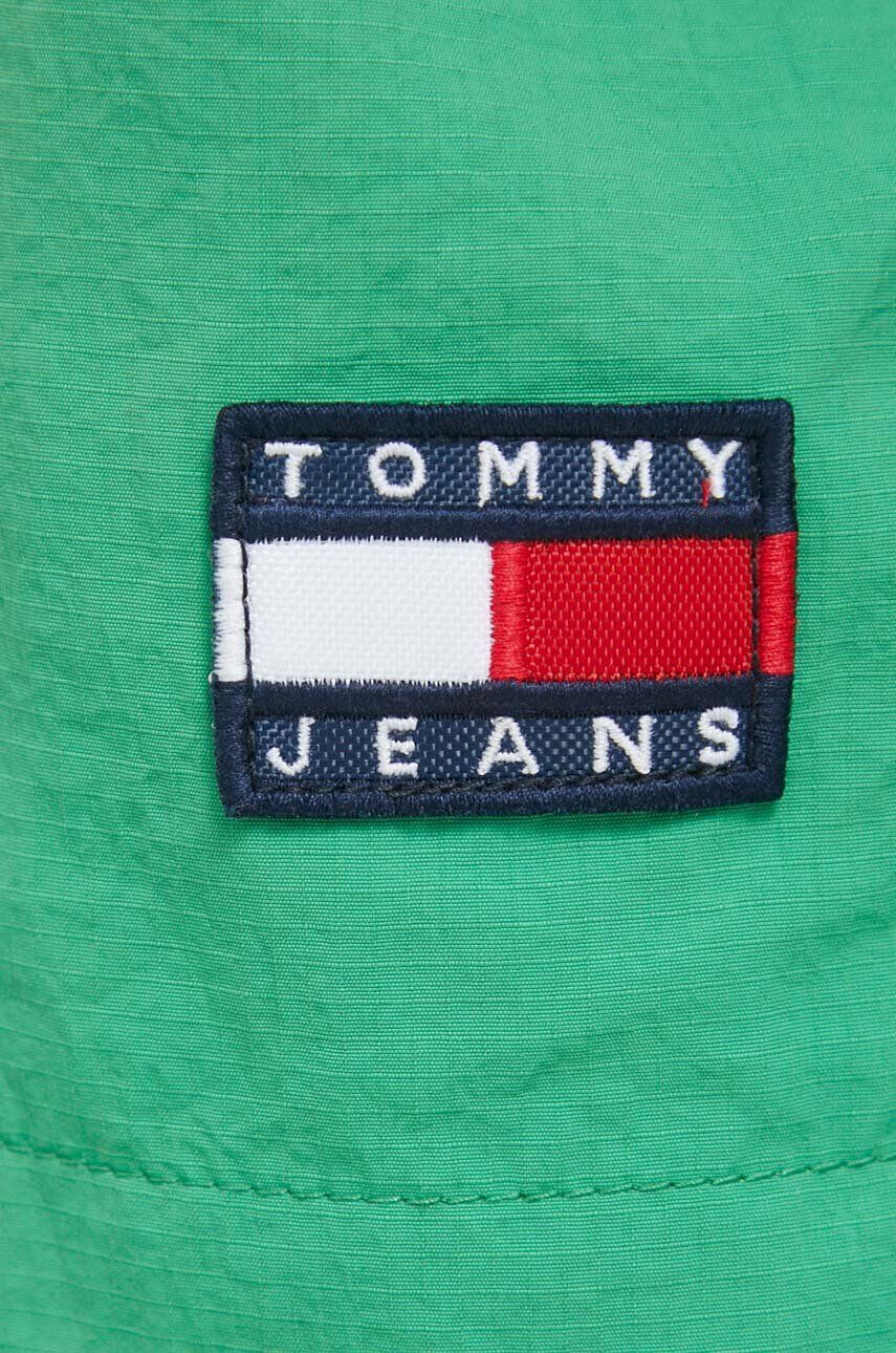 Tommy Jeans Яке в зелено с преходна изолация с уголемена кройка - Pepit.bg