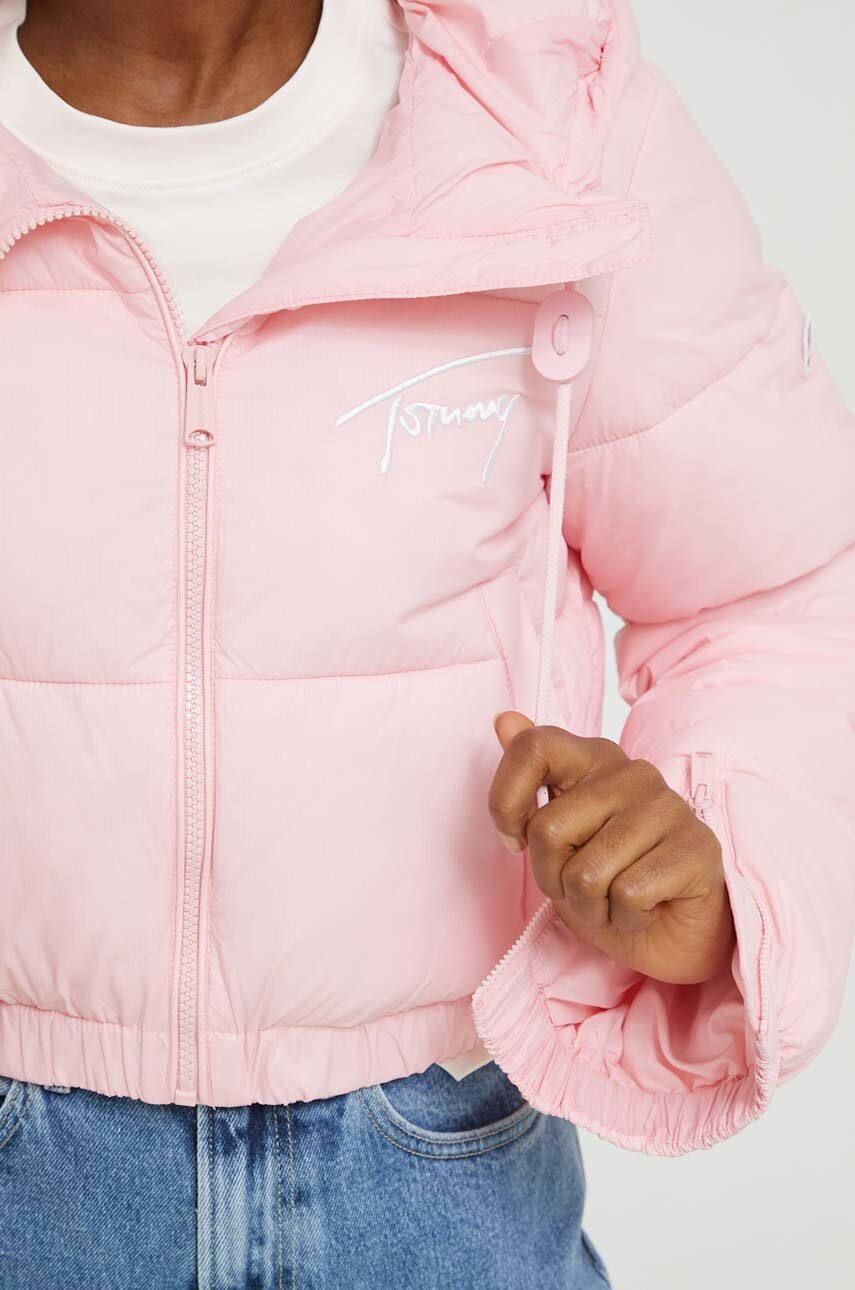 Tommy Jeans Яке в розово със зимна изолация - Pepit.bg