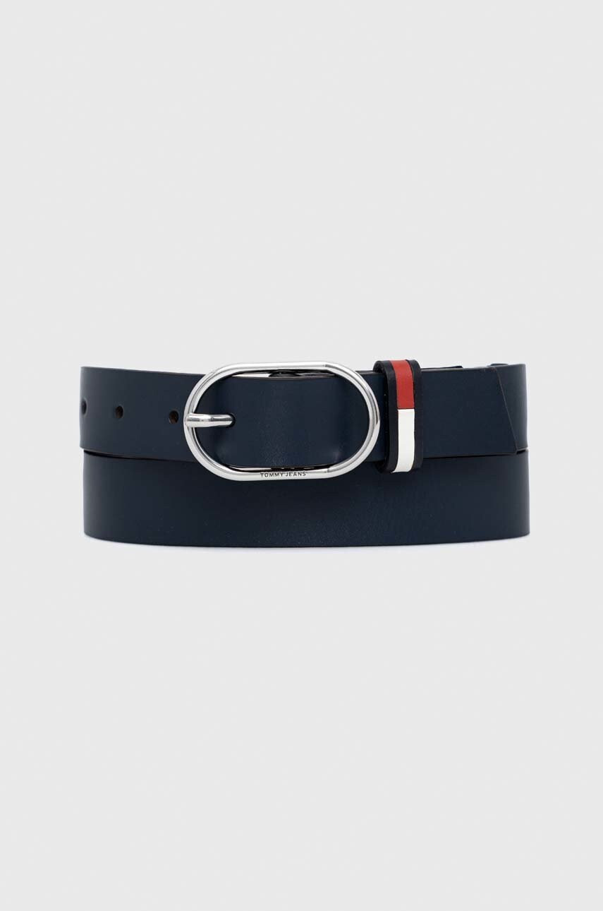 Tommy Jeans Кожен колан дамски в тъмносиньо - Pepit.bg