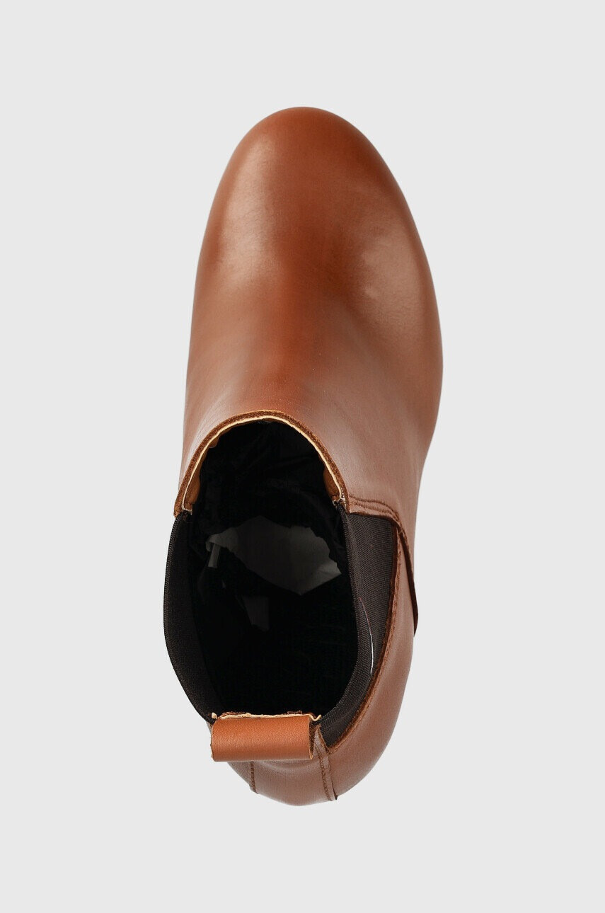 Tommy Jeans Кожени боти челси Essentials High Heel Boot - Pepit.bg