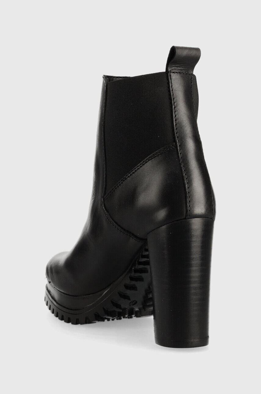 Tommy Jeans Кожени боти челси Essentials High Heel Boot - Pepit.bg