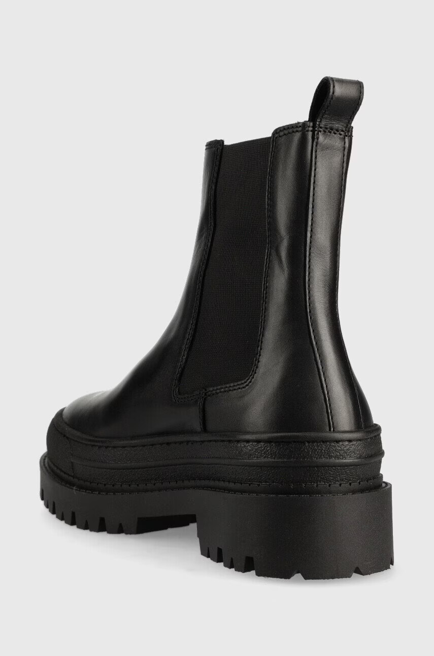 Tommy Jeans Кожени боти челси Foxing Detail Chelsea Boot - Pepit.bg