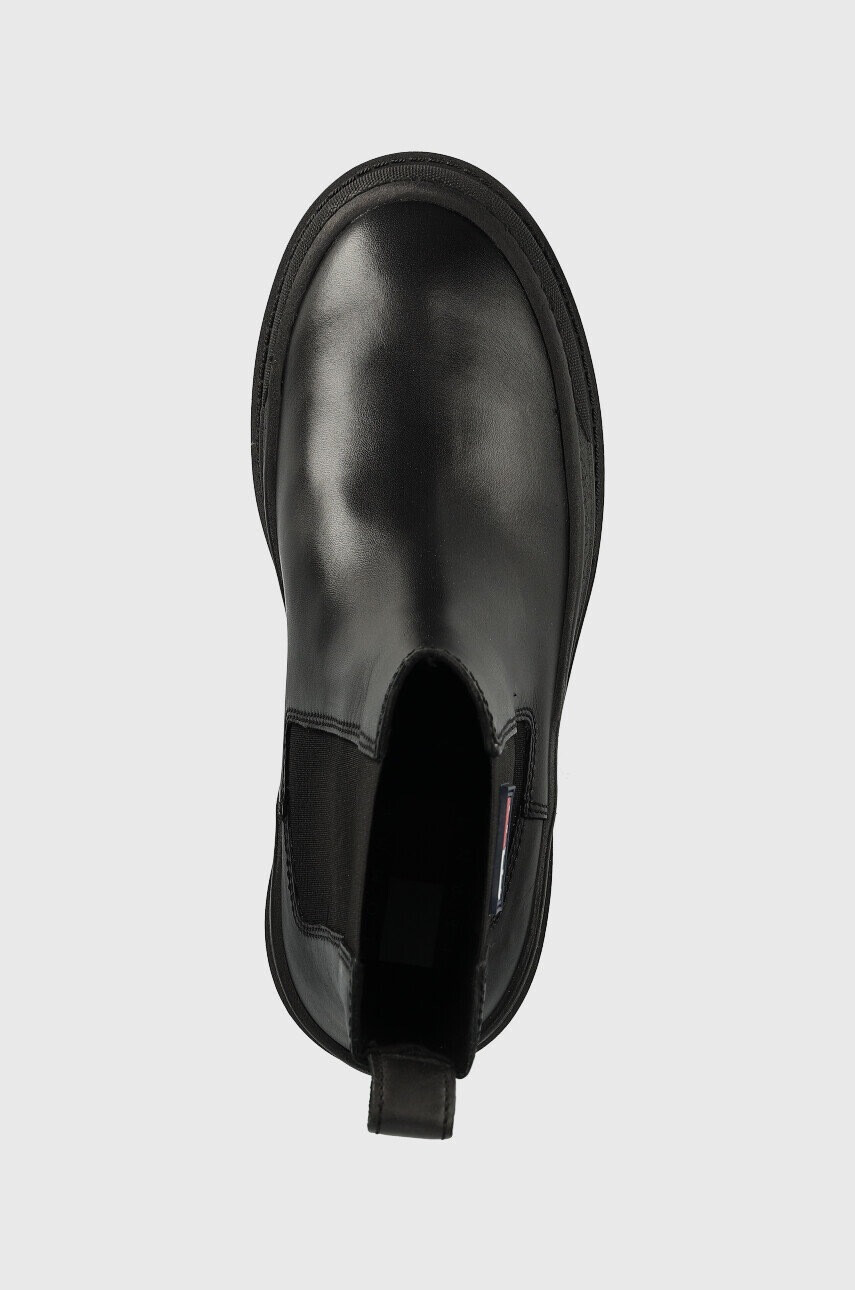 Tommy Jeans Кожени боти челси Foxing Detail Chelsea Boot - Pepit.bg