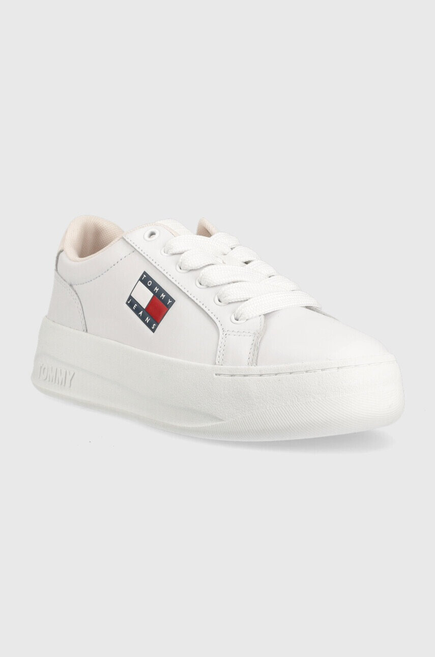 Tommy Jeans Кожени маратонки - Pepit.bg