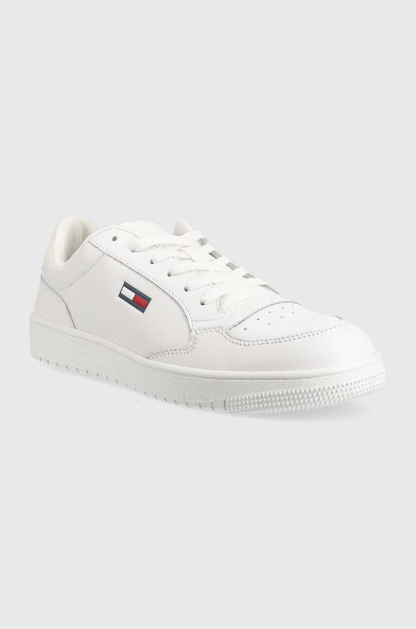 Tommy Jeans Кожени маратонки City Leather Cupsole в бяло - Pepit.bg