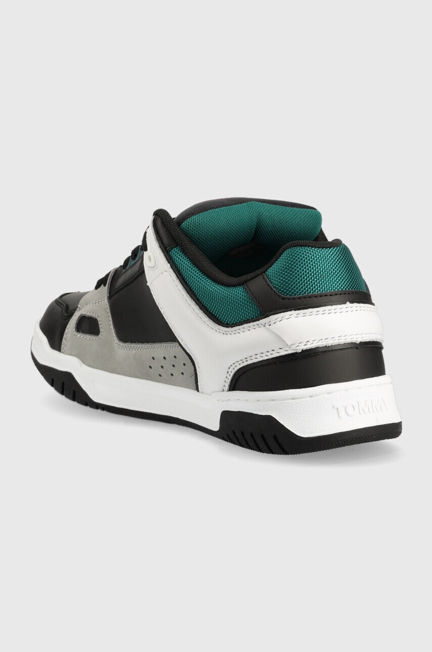 Tommy Jeans Кожени маратонки Skate Sneaker в черно - Pepit.bg