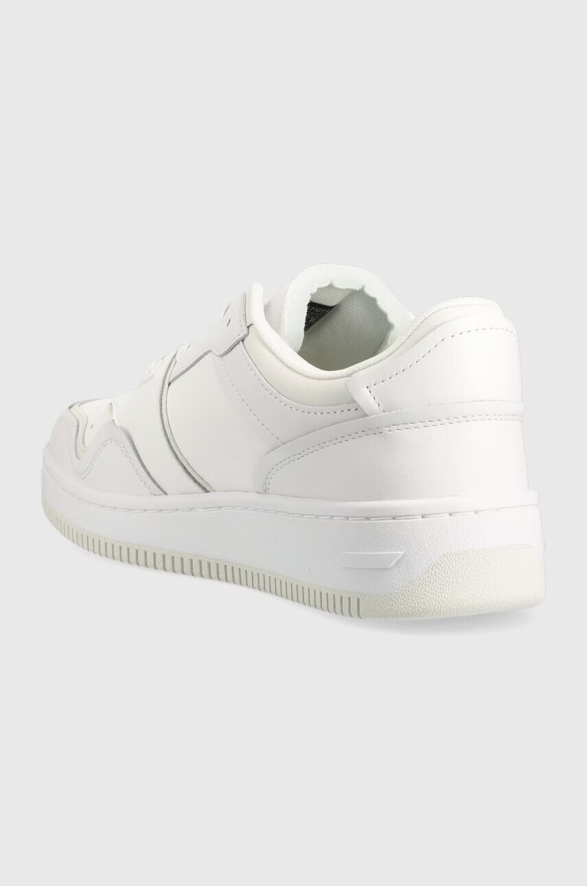 Tommy Jeans Кожени маратонки BASKET CUPSOLE в бяло EM0EM01194 - Pepit.bg