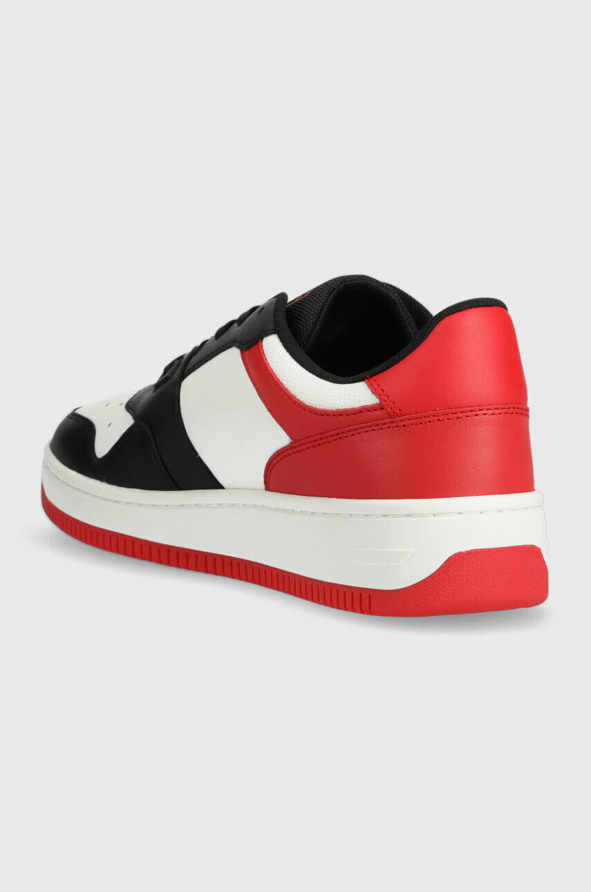 Tommy Jeans Кожени маратонки BASKET LEATHER в червено EM0EM01162 - Pepit.bg