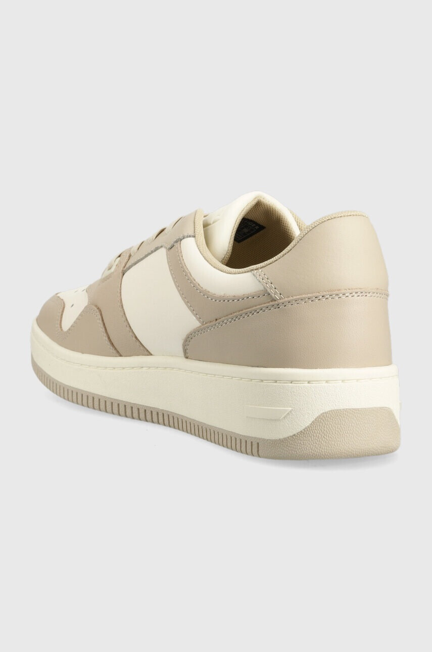 Tommy Jeans Кожени маратонки BASKET LEATHER в черно EM0EM01165 - Pepit.bg