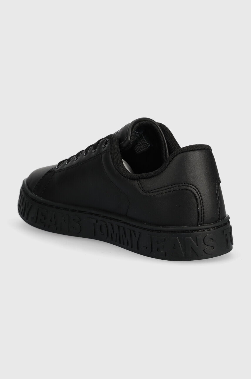 Tommy Jeans Кожени маратонки COOL SNEAKER в черно EN0EN02042 - Pepit.bg