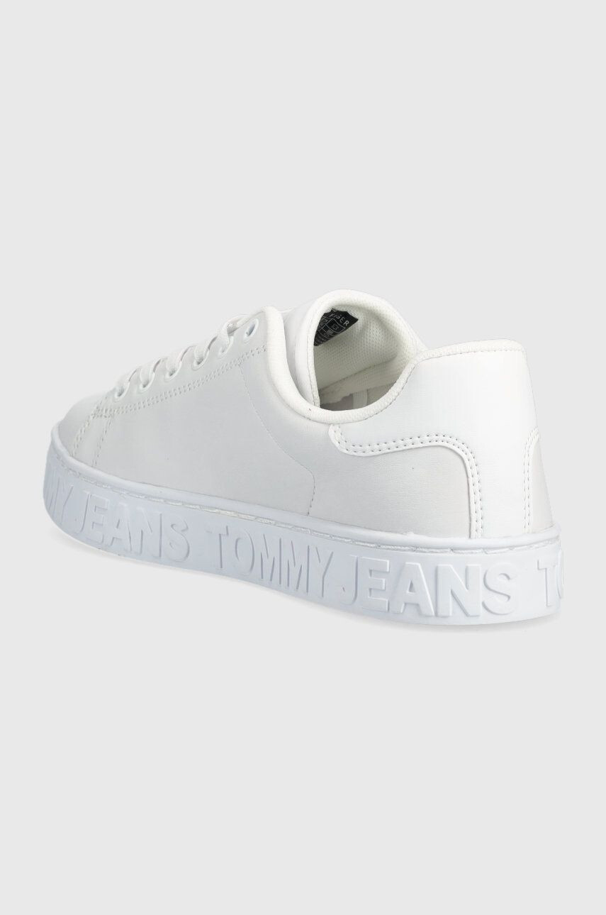 Tommy Jeans Кожени маратонки Cool Sneaker Ess в бяло - Pepit.bg