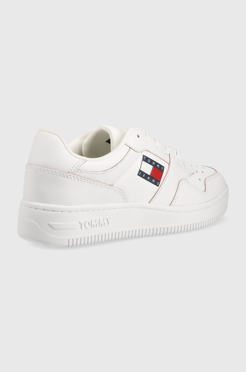 Tommy Jeans Кожени маратонки Etch Basket - Pepit.bg