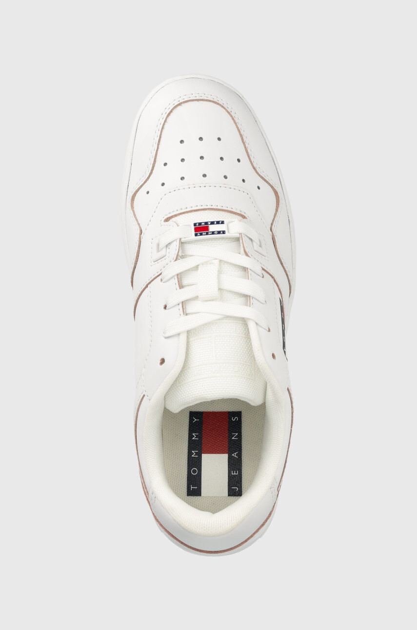 Tommy Jeans Кожени маратонки Etch Basket - Pepit.bg