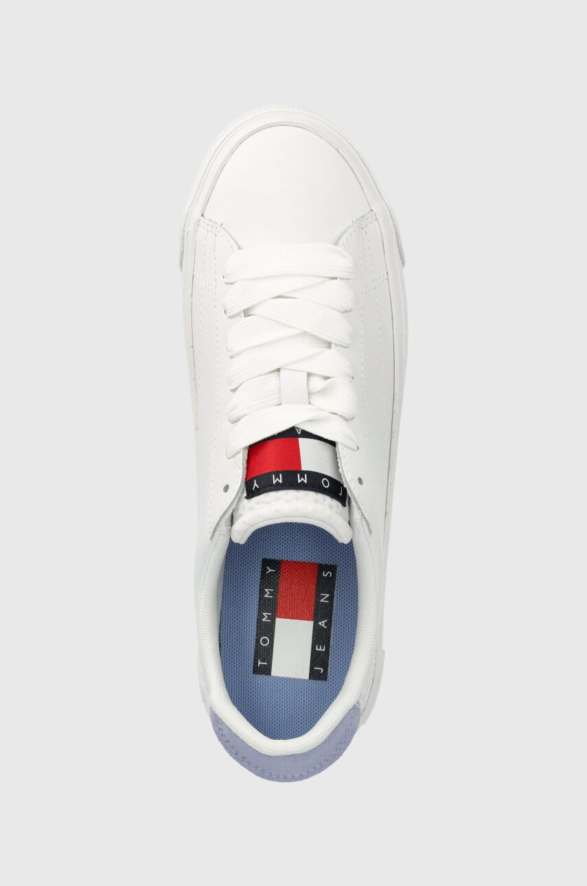 Tommy Jeans Кожени маратонки NOLA PLATFORM в бяло - Pepit.bg