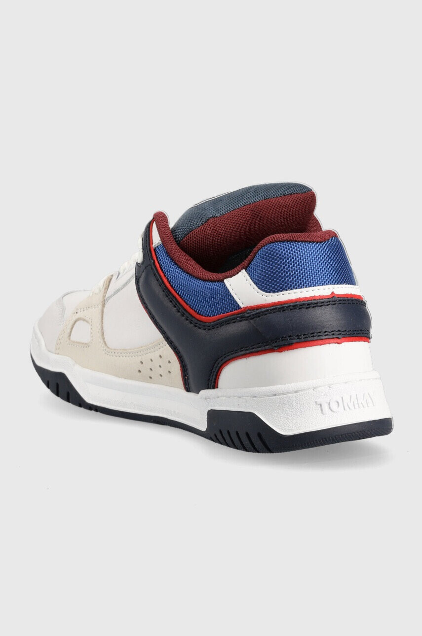 Tommy Jeans Кожени маратонки Skate Sneaker в бяло - Pepit.bg