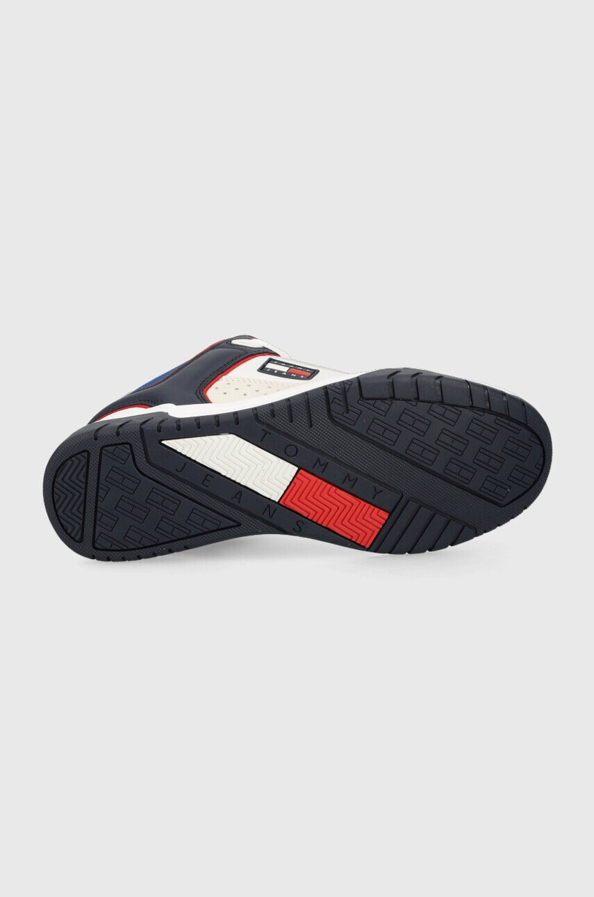 Tommy Jeans Кожени маратонки Skate Sneaker в бяло - Pepit.bg