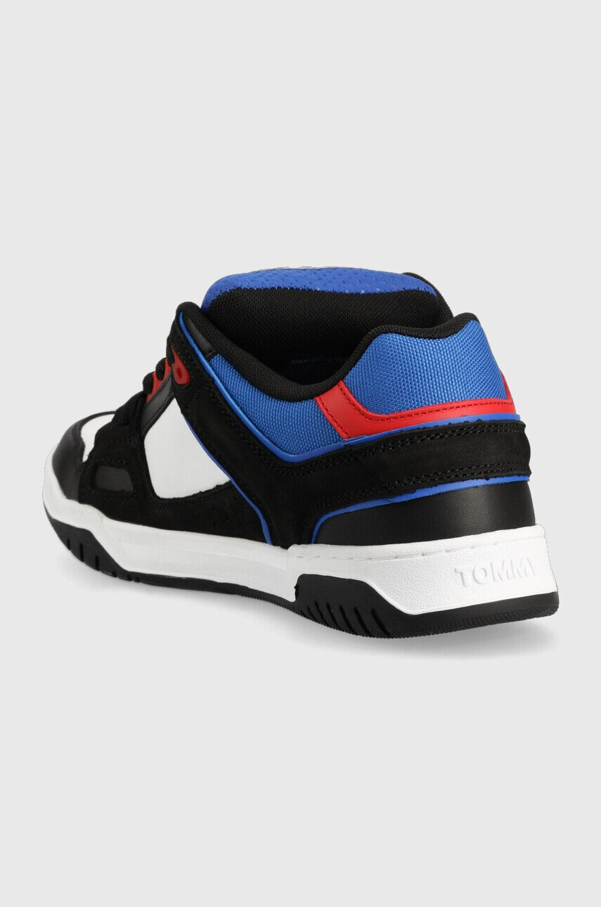 Tommy Jeans Кожени маратонки Skate Sneaker в черно - Pepit.bg