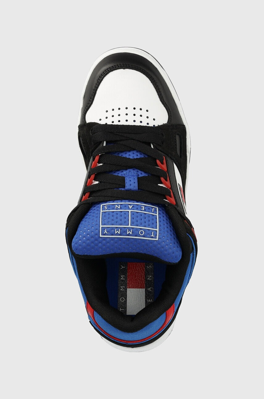 Tommy Jeans Кожени маратонки Skate Sneaker в черно - Pepit.bg