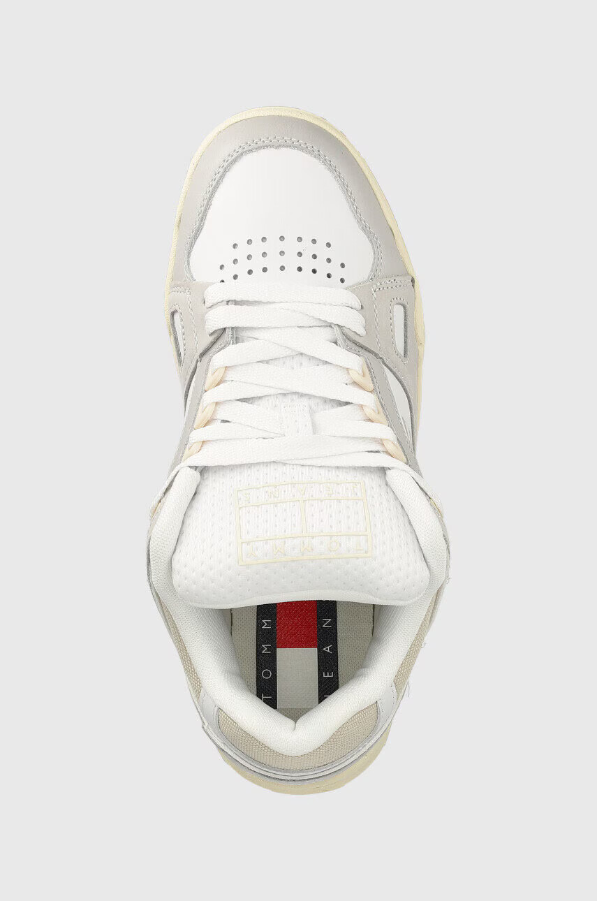 Tommy Jeans Кожени маратонки Skate Sneaker в сиво - Pepit.bg