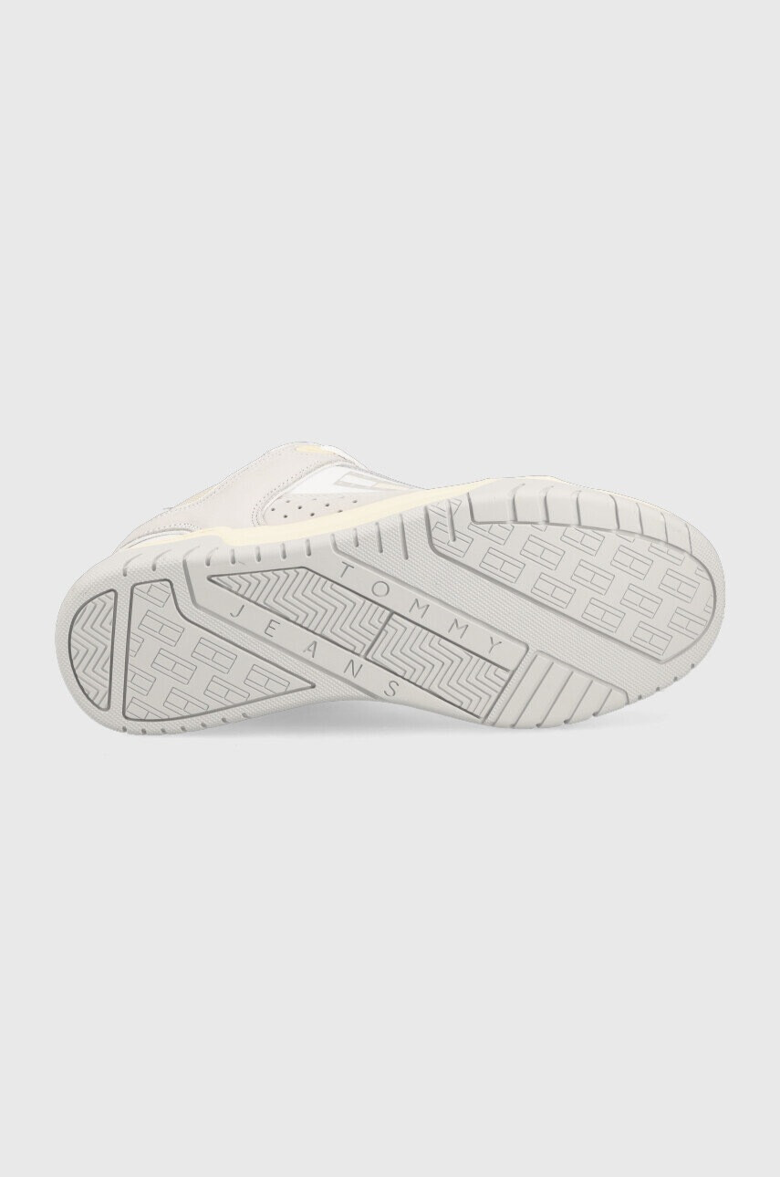 Tommy Jeans Кожени маратонки Skate Sneaker в сиво - Pepit.bg