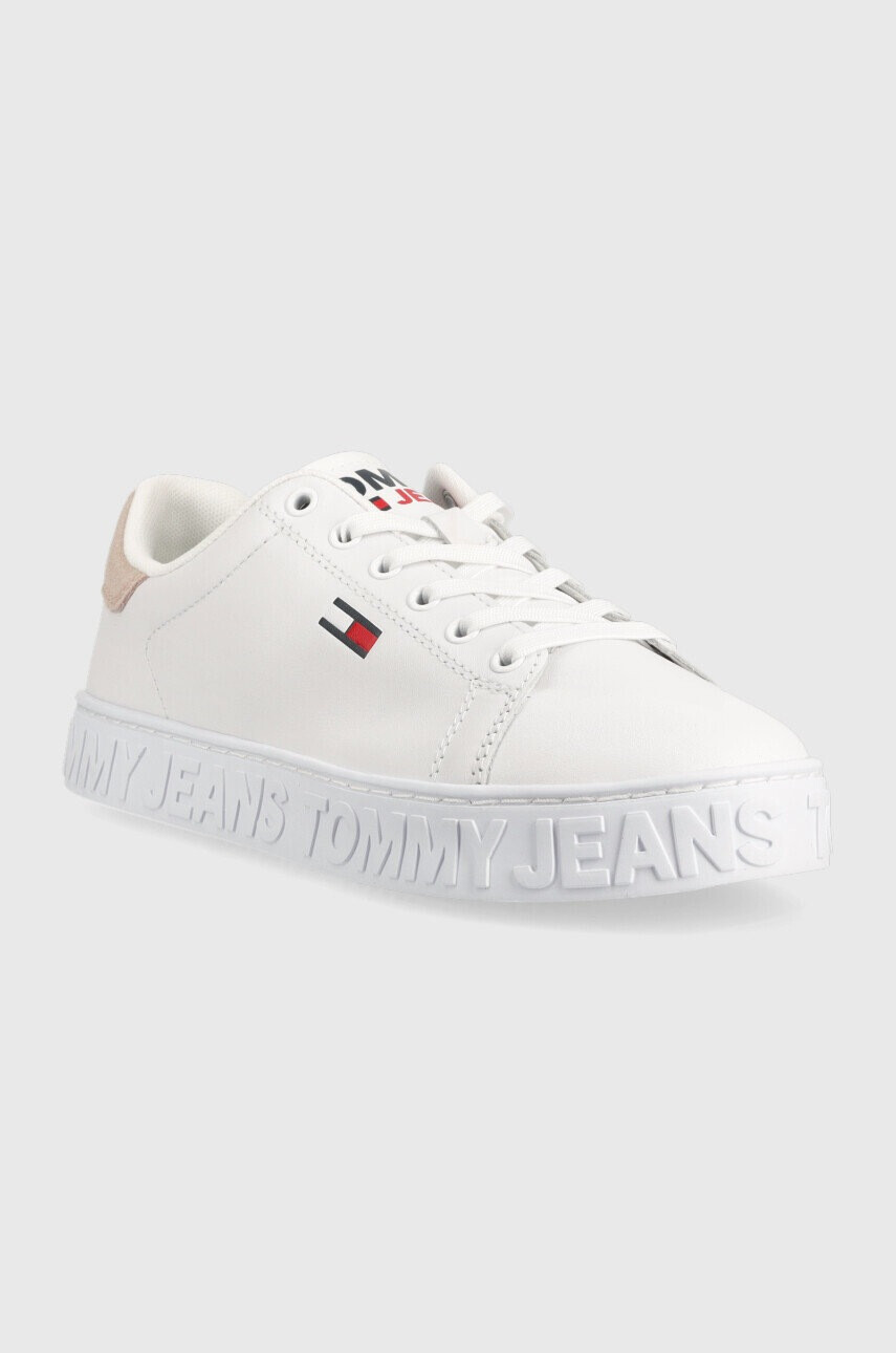 Tommy Jeans Кожени маратонки Sneaker Pop - Pepit.bg