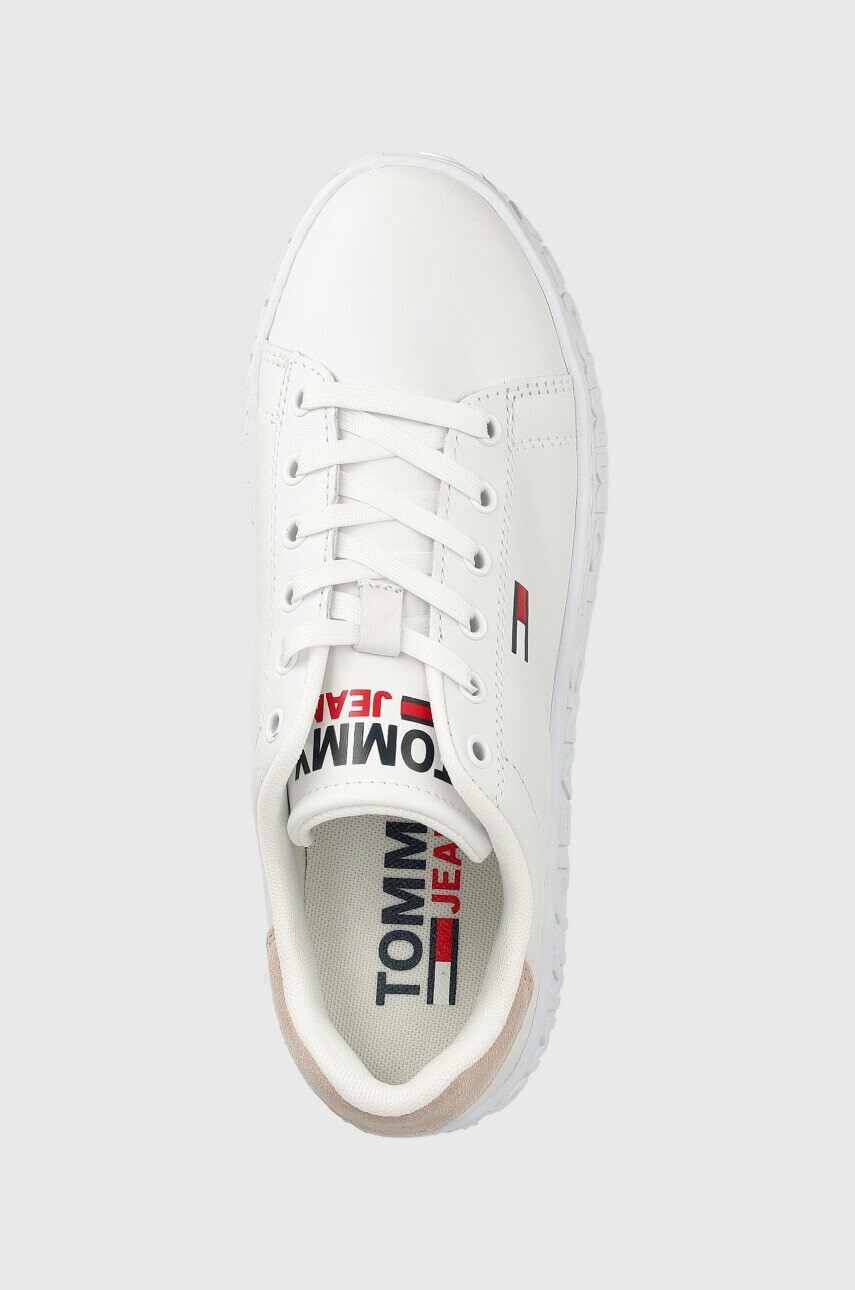 Tommy Jeans Кожени маратонки Sneaker Pop - Pepit.bg