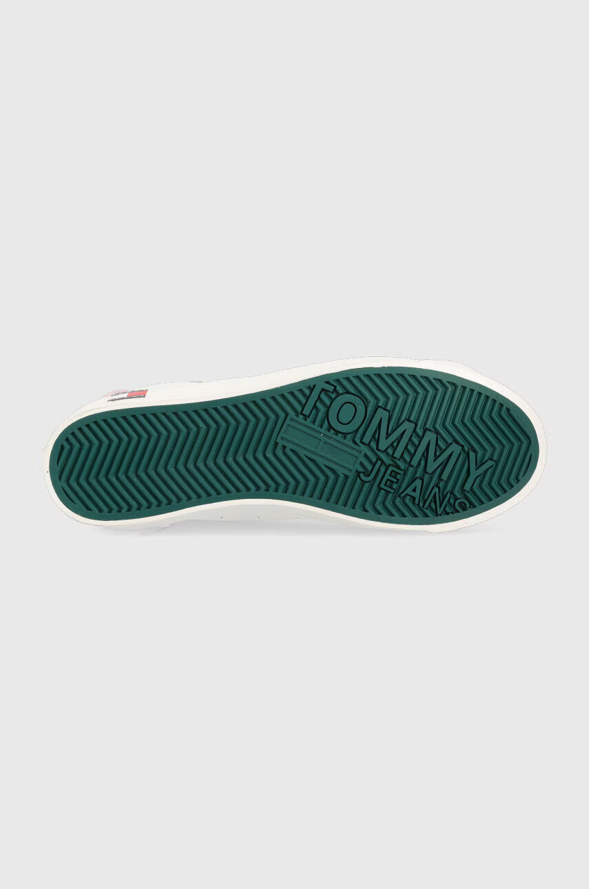 Tommy Jeans Кожени маратонки Varisty Mid Wmns - Pepit.bg