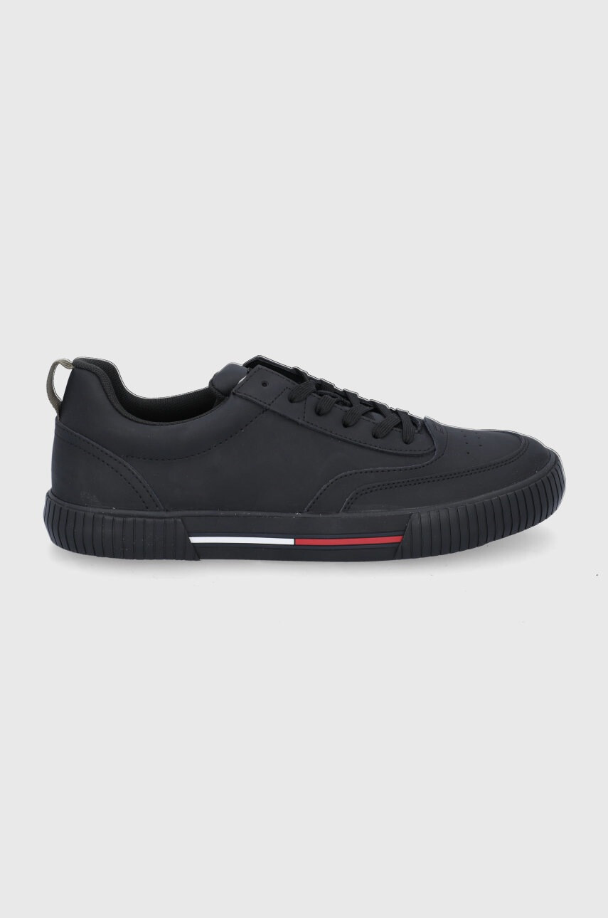 Tommy Jeans Кожени обувки в черно - Pepit.bg
