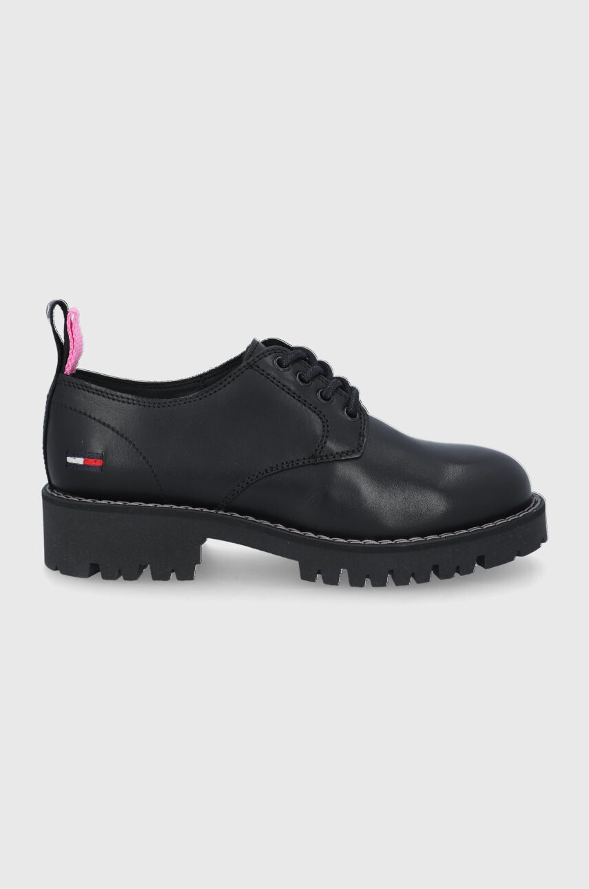 Tommy Jeans Кожени половинки обувки - Pepit.bg