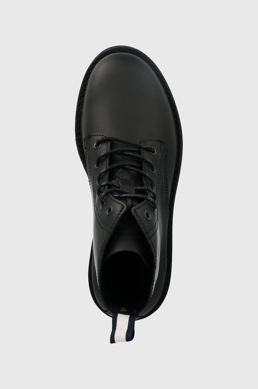 Tommy Jeans Кожени туристически обувки Short Lace Up Leather Boot - Pepit.bg
