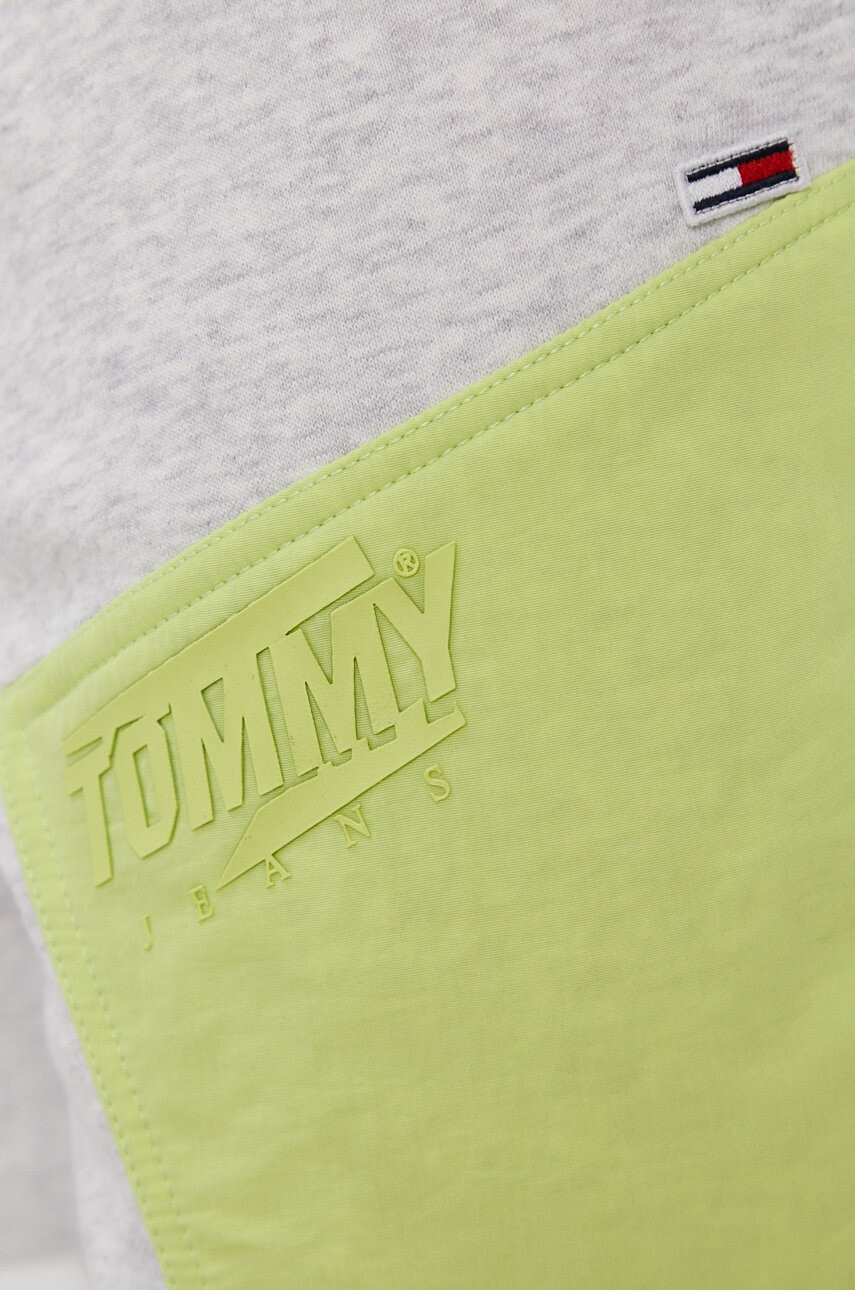 Tommy Jeans Къс панталон мъжки в сиво - Pepit.bg