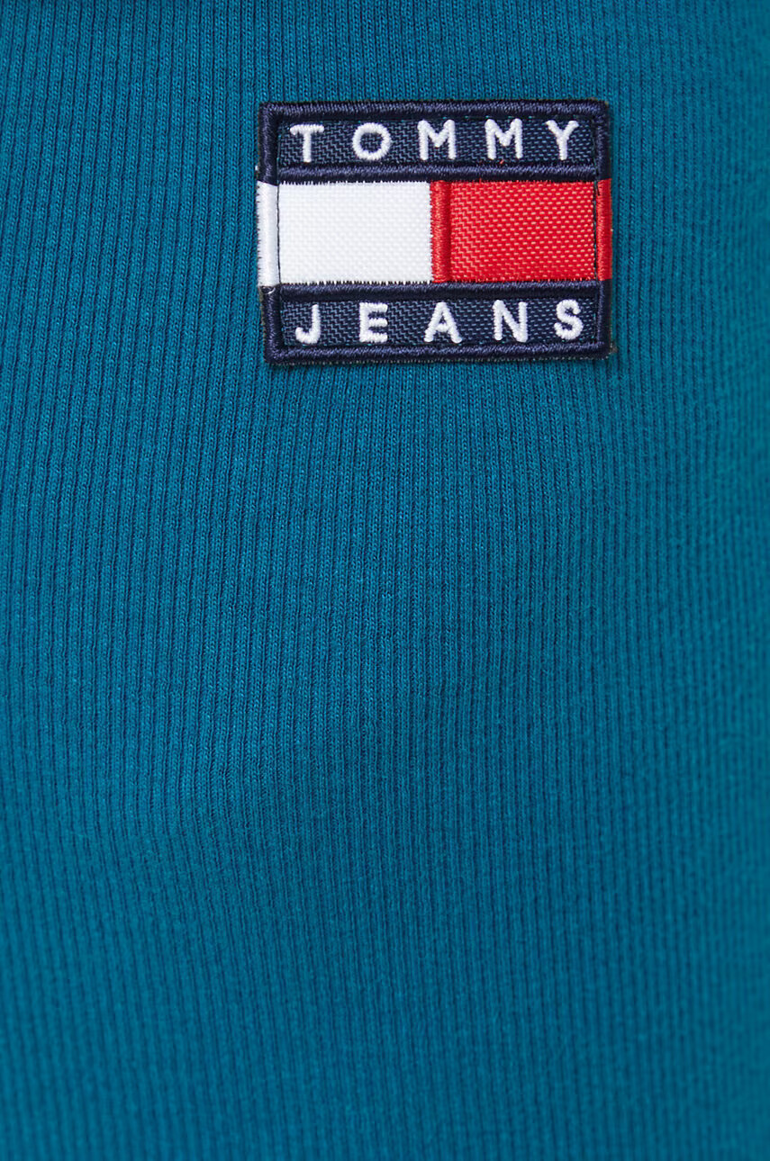 Tommy Jeans Къси панталони с апликация с висока талия - Pepit.bg