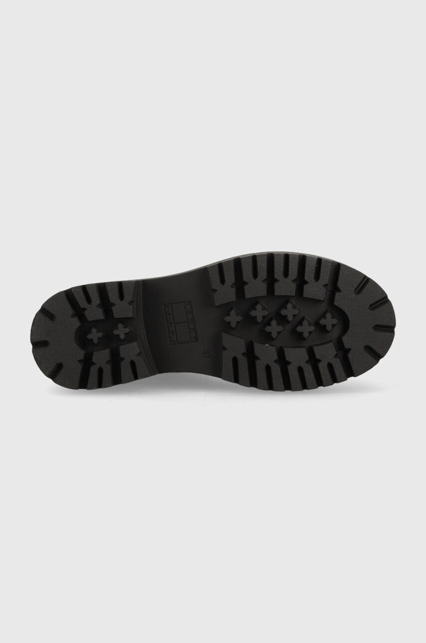 Tommy Jeans Кубинки Foxing Boot в черно с платформа - Pepit.bg