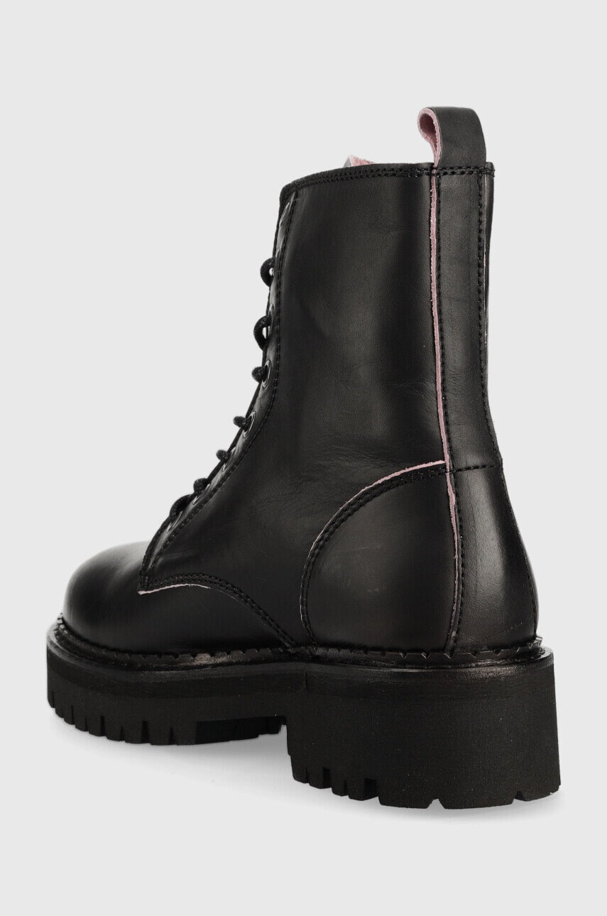 Tommy Jeans Кубинки Urban Piping Boot в черно с платформа - Pepit.bg