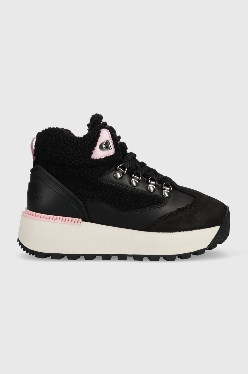 Tommy Jeans Маратонки Warm Hybrid Boot в черно - Pepit.bg