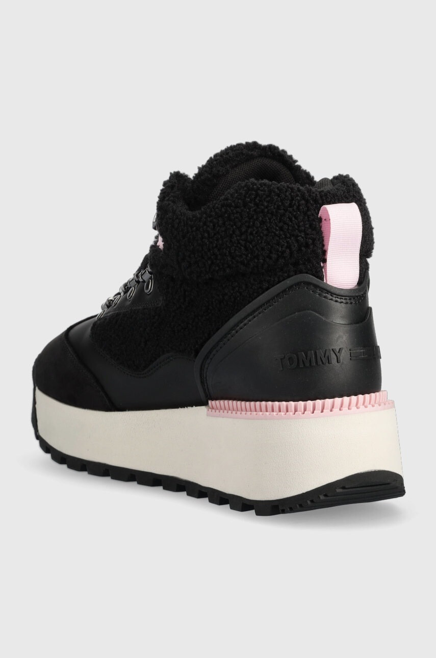 Tommy Jeans Маратонки Warm Hybrid Boot в черно - Pepit.bg