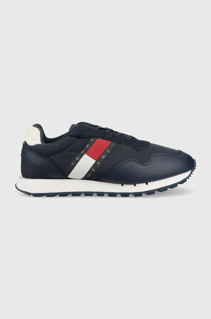 Tommy Jeans Маратонки Retro Leather Tjm Ess в тъмносиньо - Pepit.bg