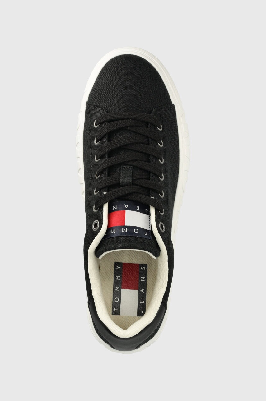 Tommy Jeans Маратонки CANVAS OUTSOLE в черно EM0EM01160 - Pepit.bg