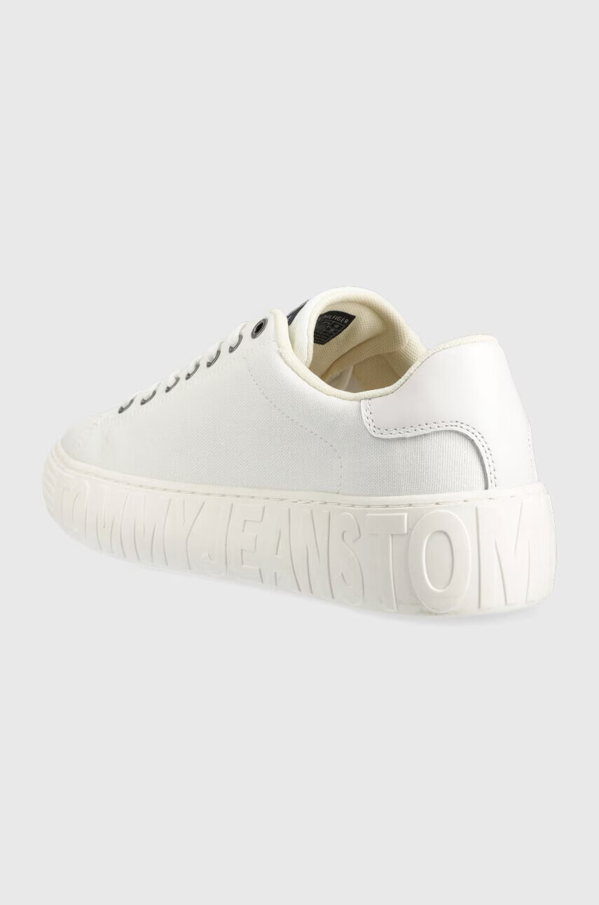 Tommy Jeans Маратонки CANVAS OUTSOLE в бяло EM0EM01160 - Pepit.bg