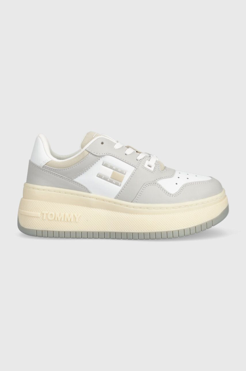 Tommy Jeans Маратонки En0en02025 Meg Flatform Option 1 в сиво - Pepit.bg