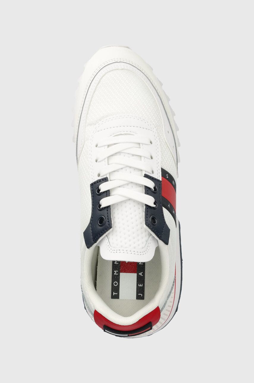 Tommy Jeans Маратонки En0en02055 Cleat Low в бяло - Pepit.bg