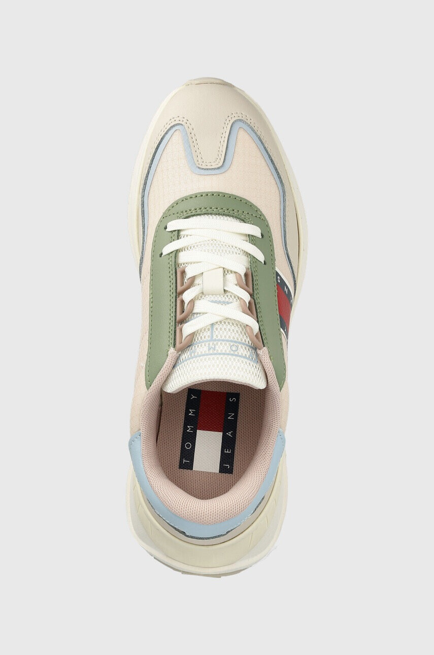 Tommy Jeans Маратонки Fashion Retro Run в бежово - Pepit.bg